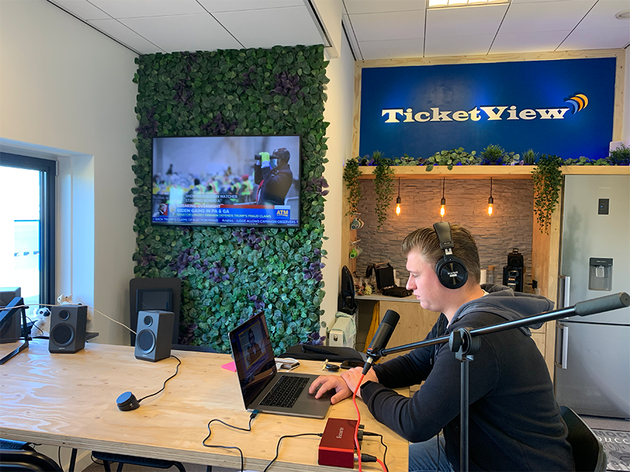 TicketView Live studio